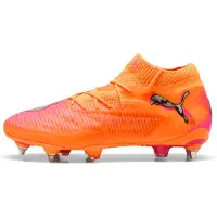 Puma Chaussure de foot 'Future 8 Ultimate' gris / orange / rose / noir
