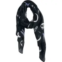 Wednesday Foulard de - Nevermore - pour Femme - multicolore - Taille Standard