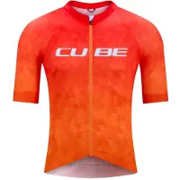 Cube Road/xc Short Sleeve Jersey Orange L Homme