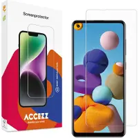 Accezz Protection d'écran en verre trempé pour Samsung Galaxy A21s
