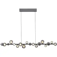 Neuhaus PURE Lampe pendante de table à manger Pure E-Popup 18L - avec verre fumé