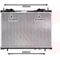 VAN WEZEL 17002167 Radiateur