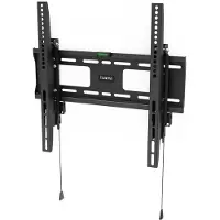Hama Supp. mural TV, fixe, dispositif antivol, 165 cm (65"), jusq. 50kg