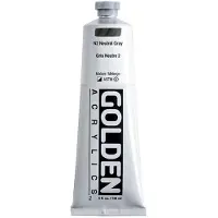 Golden Peinture Acrylique - - Neutral Grey No.2 - 150ml - Haute Opacité - Mixte