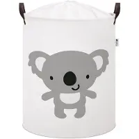 Tonino lamborghini Panier à jouets en coton, 35x45cm, Koala Grey,