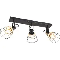Reality Plafonnier noir Jerome Design 4-lumière