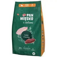 PAN MIĘSKO - aux herbes, dinde et canard pour chiens de races moyennes - M 20 kg