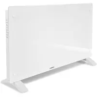 Vonroc Chauffage électrique de luxe – Convecteur – Panneau en verre – 2500W – Blanc | WIFI