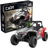 Deqube Each: Wildcat Off Roader Construction Game 686 Pieces Argenté