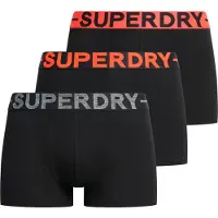 Superdry Boxers gris chiné / rouge / noir