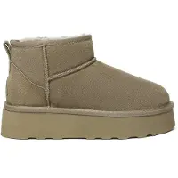 EVER AU Boots 'Heron' marron chiné