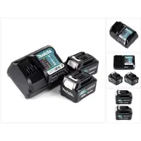 Makita Power Source Kit 12V avec 2x BL1041B batterie 4,0Ah + chargeur DC10WD