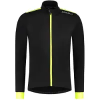 Rogelli Hommes, Maillot de cyclisme, Core (L), Noir, Jaune, L