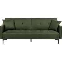 Beliani Canapé-Lit Lucan Vert Foncé
