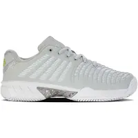K-Swiss Chaussures de Tennis K-Swiss Women Express Light 3 HB Gray Violet White Lime Green-Taille 37
