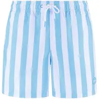 Shiwi Shorts de bain bleu clair / blanc