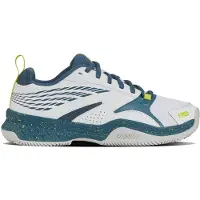 K-Swiss Chaussures de Padel K-Swiss Homme Speedex HB Padel White Indian Teal Evening Primrose-Taille 44,5