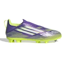 Adidas F50 League Laceless Fg/mg Junior Football Boots Violet EU 30 Enfants
