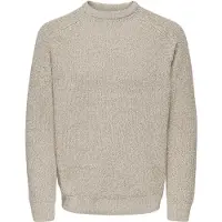 Only & Sons Pull-over 'ONSJoin' beige chiné
