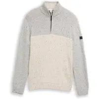 Tom Tailor Pull-over greige / gris clair