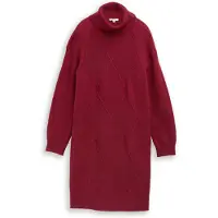 Tom Tailor Robes en maille rouge chiné