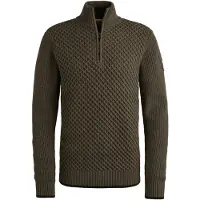 PME Legend Pull Structure Half Zip Beluga Vert