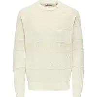 Only & Sons Pull-over 'ONSALKAN' blanc