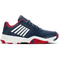 K-Swiss Chaussures de Tennis K Swiss Kids Court Express Omni Opal White Lollipop-Taille 36