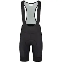 Rogelli Femmes, Pantalon de cyclisme, Essential II Korte Fietsbroek - Met Bretels - Dames - Zwart - Maat L (L), Noir