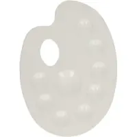 Starpak Farbpalette Weiss 9 Fächer