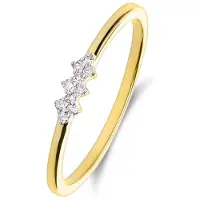Lucardi Bague or / transparent