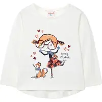 Boboli Knit T-shirt manches longues blanc 8 ans fille blanc 8 ans