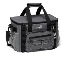 Sunflake Cool Bag Large - 22 Litres - 5 Layer Insulated Picnic Bag for Adults - Lunch Bag - Grey -