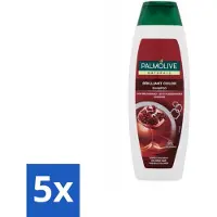 Palmolive Naturals - Shampooing - Brilliant Color - Pour cheveux colorés - 350 ml - Pack avantage - 5 pièces