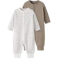 TWO SOON Pyjama brocart / blanc