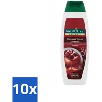 Palmolive Naturals - Shampooing - Brilliant Color - Pour cheveux colorés - 350 ml - Pack avantage - 10 pièces