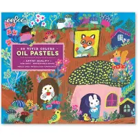 Eeboo - Oil Pastels 36 pcs - Yumi's Mushroom House (EPAS174) (36x)