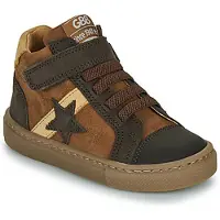 GBB Baskets montantes enfant ATHLETIQUE TWIST garcons - Marron - 32