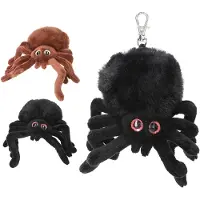 Ginza.se Unisexe, Porte-clés, World - Plush Spider Pendant (413899), Noir, Marron