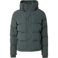 Superdry pour homme. M5011743A Veste Everest Short Hooded Puffer green (XXL), Casuel, Vert, Polyester