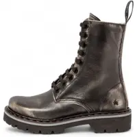 Art unisex. 1116715EH003_001 Bottines en cuir 1167 Marina noir (45), Plat, Fermeture éclair, Casuel