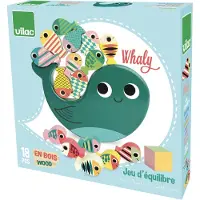 Vilac Jeu d'équilibre Whaly - - Whaly - Jeu d'équilibre - Intérieur - Multicolore