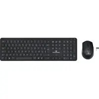 Blue Stork Pack Clavier Souris Sans Fil Slim Noir - Bluestork