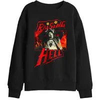 Stranger Things Sweat-shirt de - Saison 5 - Eddie Munson - Raising Hell - S - XXL - pour Homme - noir - Taille M