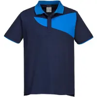 Portwest Polo PW210 PW2 S/S Navy/Royal Gr. XXXL