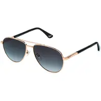 Police Splr77-590300 Sunglasses Doré Smoke Gradient/CAT3 Homme