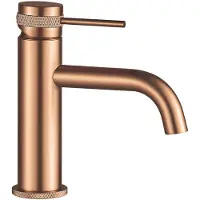 REA Robinet De Lavabo Lungo Grip Brush Copper Low