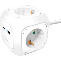 Ginza.se Power Cube Multiprise + USB-A/USB-C PD 20W