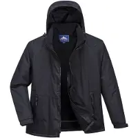 Portwest Veste de loisirs doublée polaire, imperméable Noir XXL (XXL)