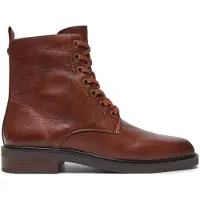 Caprice Bottines à lacets cognac